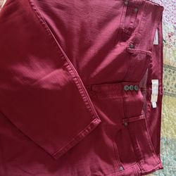 Torrid Red Capri Jeggings Sz 22