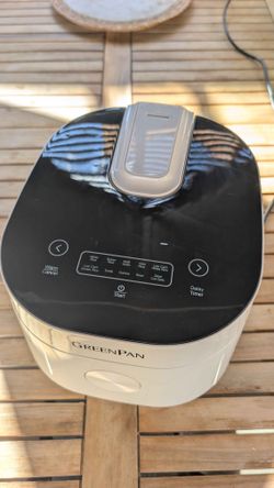 GreenPan Carb-Reducing Rice Cooker, Cream