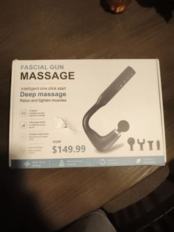 Fascial Gun Massage Gun with 4 Heads