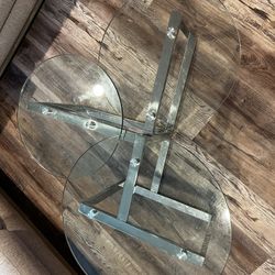 3 Tired Glass Coffee Table 