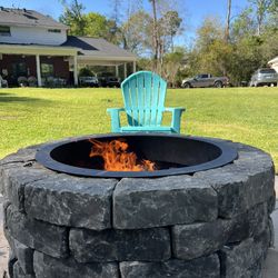 🔥 Custom Fire Pit Installation – Transform Your Backyard!