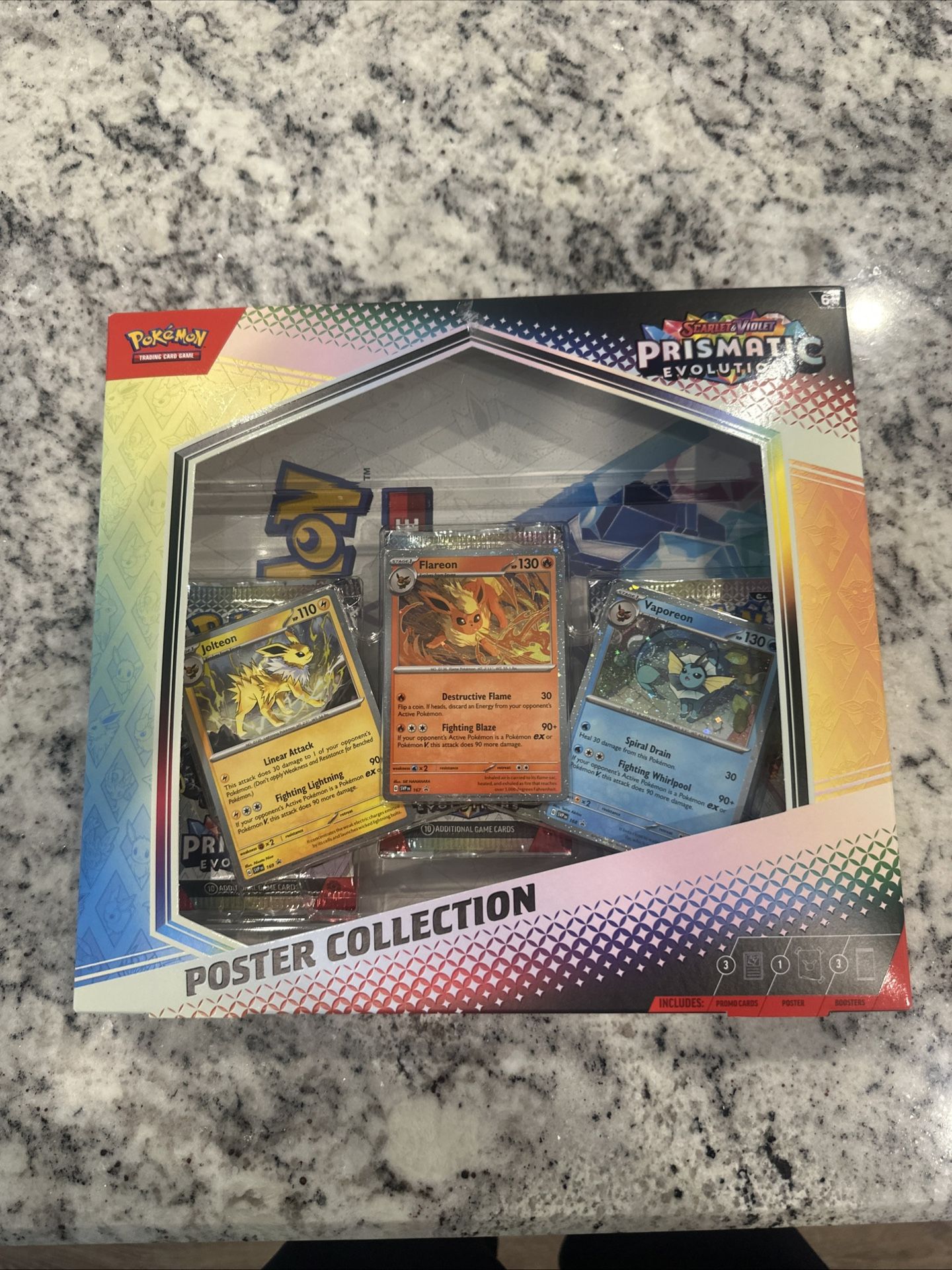Pokemon TCG: Scarlet & Violet Prismatic Evolutions Poster Collection Box