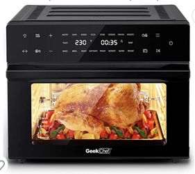 Geek Chef AiroCook 31 QT Air Fryer Toaster Oven Combo,with Extra Large Capacit Model #GTO30A