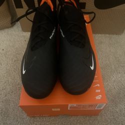 Nike Phantom GX Pro FG Black Total Orange DD9463-010 Men's Size 10.5 No LID