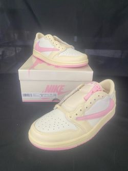 Jordan retro 1 low Travis Scott Shy pink