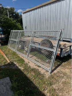 2 chain link gates 14,9”x 5 feet
