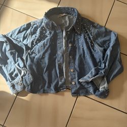 Zara Denim Jacket MEDIUM 
