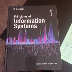 Principles Of Information Systems 14 Edition 