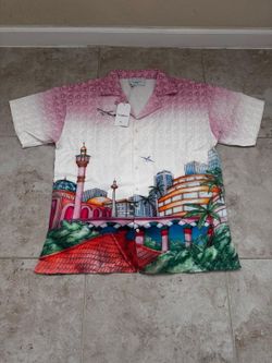 Casablanca Button Sleeve Silk Fabric Shirt New Season Any Colors 