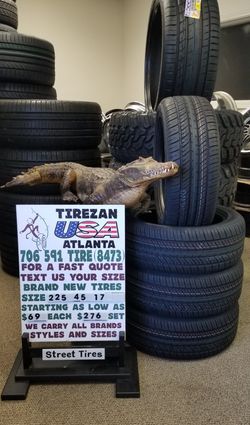 225 45 17 BRAND NEW TIRE TIRES $69 EACH $276 SET