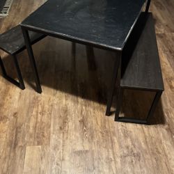 Dining Table With Benches