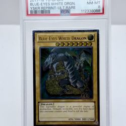 2017 Blue Eyes White Dragon YSKR-EN001 PSA 8