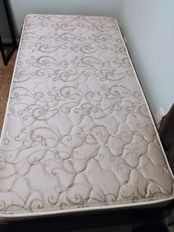 Twin Bed frame and Mattress 