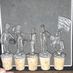 Cork  Wine Bottle Stop Civil War,lead Firm 