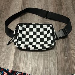 Checkered Fanny Pack