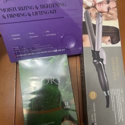 women skincare set，wrinkle patch set， Hair straight/curler