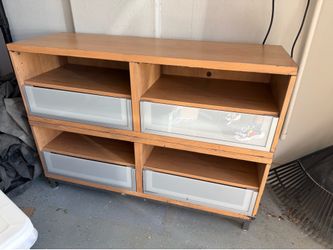 Table and drawers