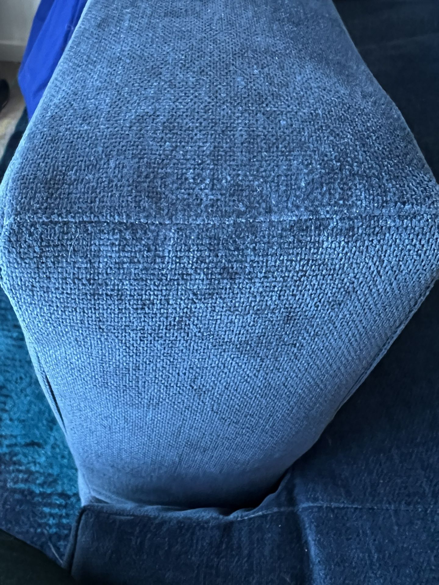 West Elm Harmony w/ LeftSided Chaise (2piece), Ink Blue Distressed