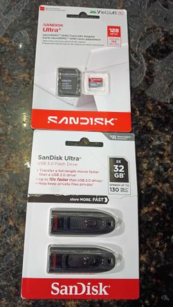 Micro SD and 2 USB drive sticks