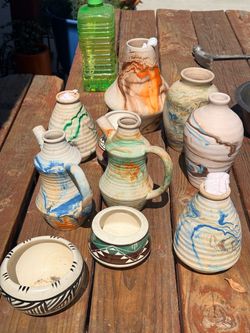 Handmade Pottery Collection – Vases, Pitchers & Bowls