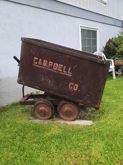 Antique Ore Mining Cart