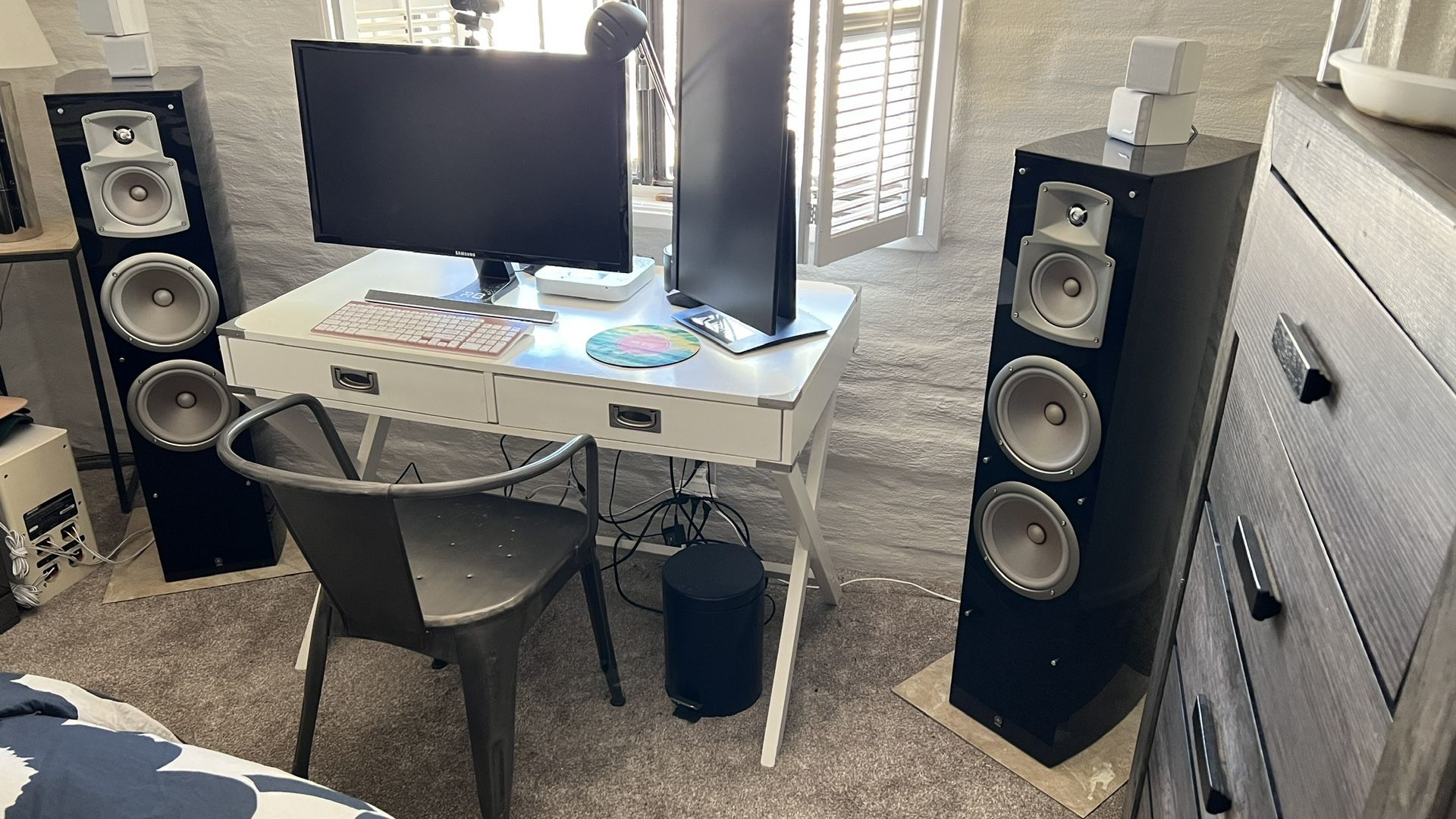 Pair of Yamaha NS-777 3-Way Bass Reflex Floor Speakers $400.00