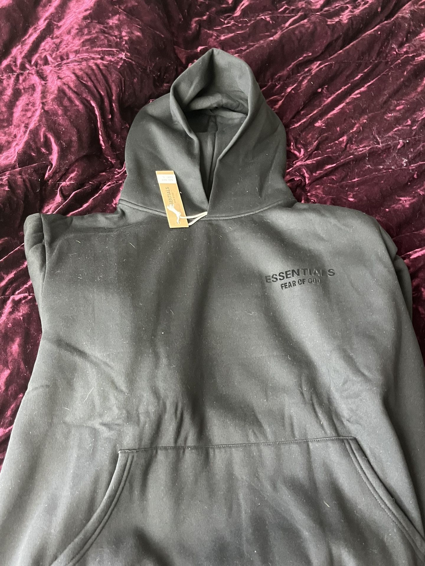 Essentials Black Hoodie