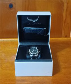New AQUASWISS Black Ceramic Stainless Steel Swiss Unisex C91 Watch
