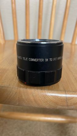 Vintage Soligor Auto Tele Convertor 3X to Fit Nikon Made in Japan