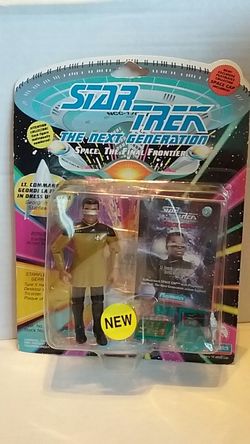 Star Trek the Next Generation Geordi La Forge Dress Uniform 5 Inch Action Figure