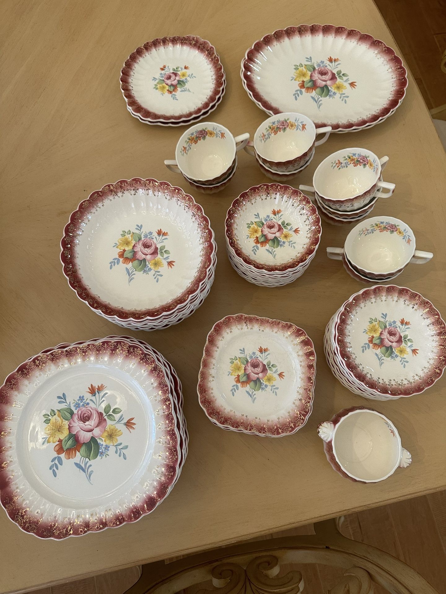 Set Of 10 Fine China