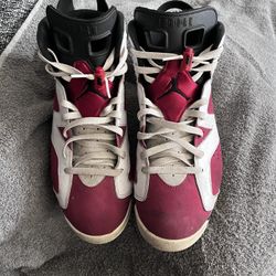 Jordan Carmine 6s Size 12 