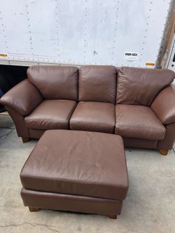Leather couch