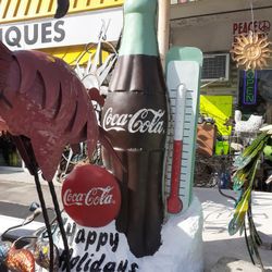 Cool Large Coke Outdoor Statue