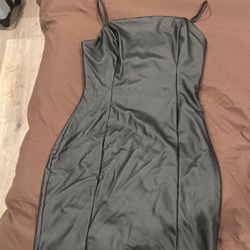 Black Leather Dress