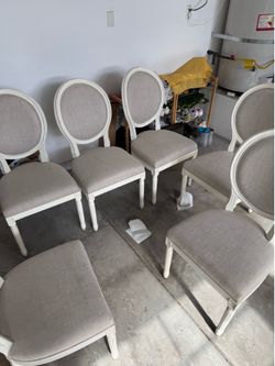 RH dining chairs set of 6