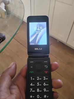 Brand New Flip Phone Company's Name Blue It's Already On And Ready To Be Used Unlimited You Can Call Anybody