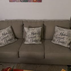 Tan Couch 2 Years Old