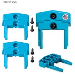 3 Pack Drill Holder for Makita 18v - Snap Fit for Makita Accessories & Drill Mount - Strong Grip Tool Holder for Makita Drill Bit Holder with 6 Screws