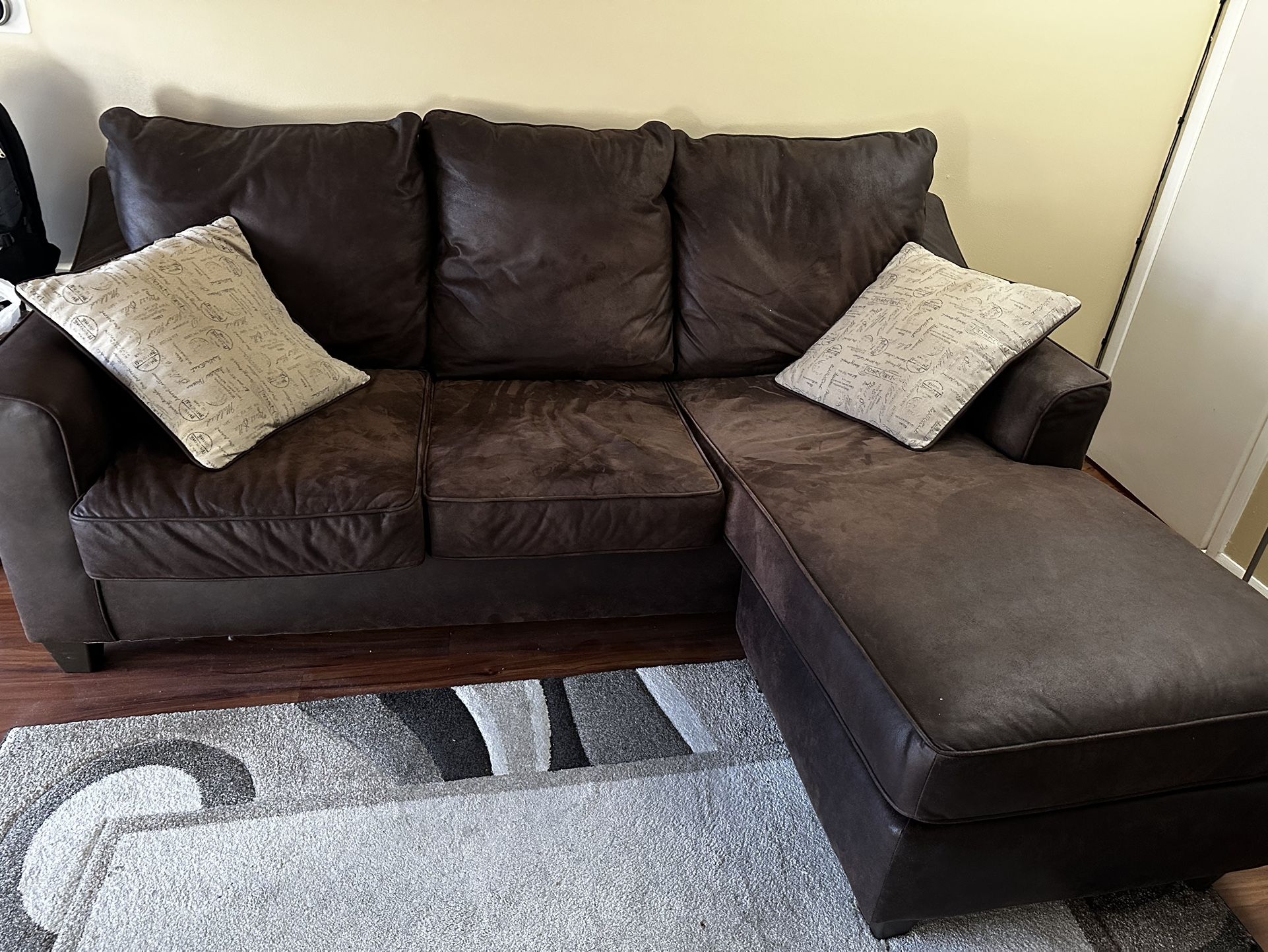 Brown Sectional Couch