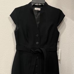 Calvin Klein Back Sheath Dress 