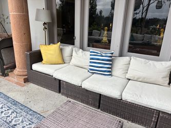 Outdoor Wicker Sectional Sofa