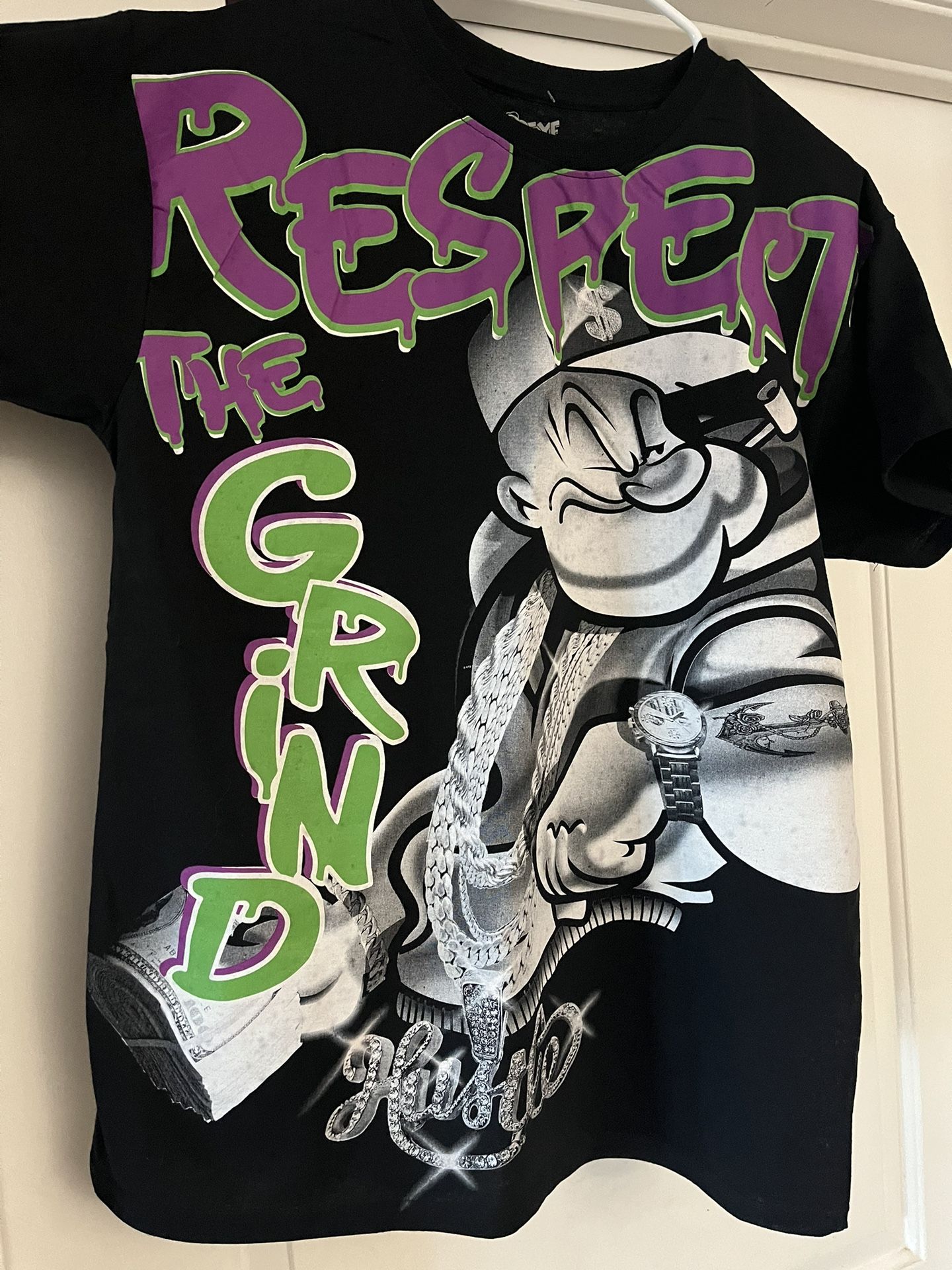 Popeye Respect The Grind T Shirt