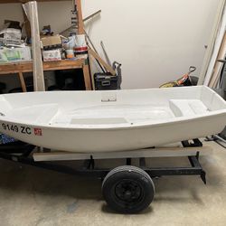 1960 Boston Whaler boat and trailer