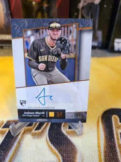 Jackson Merrill 2024 Topps Museum Collection 47 /50 Archival Rookie Auto #AA-JME