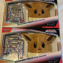 Pokemon Prismatic Evolution Sealed Accessory Pouch Special Collection