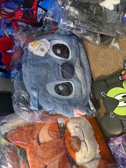 Disney Stitch Plush Crossbody Bag Potdemiel New With Tags