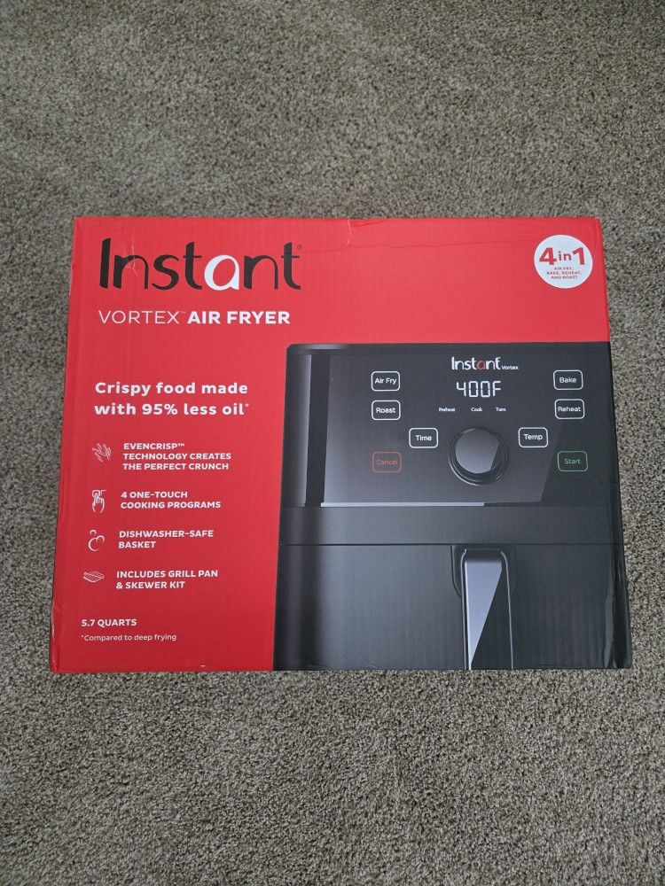 NEW Instant Pot Vortex 5.7QT Air Fryer 4-1
