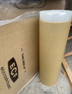 ECF Eco Cork Foam under layment floor underlayment
