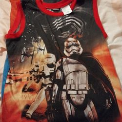 Boys Star Wars T Shirt Size 10/12 2 Dollars 